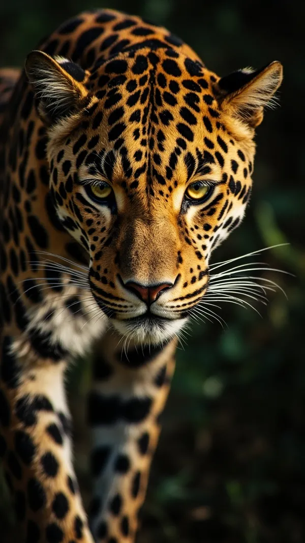 Close-up Portrait of a Leopard