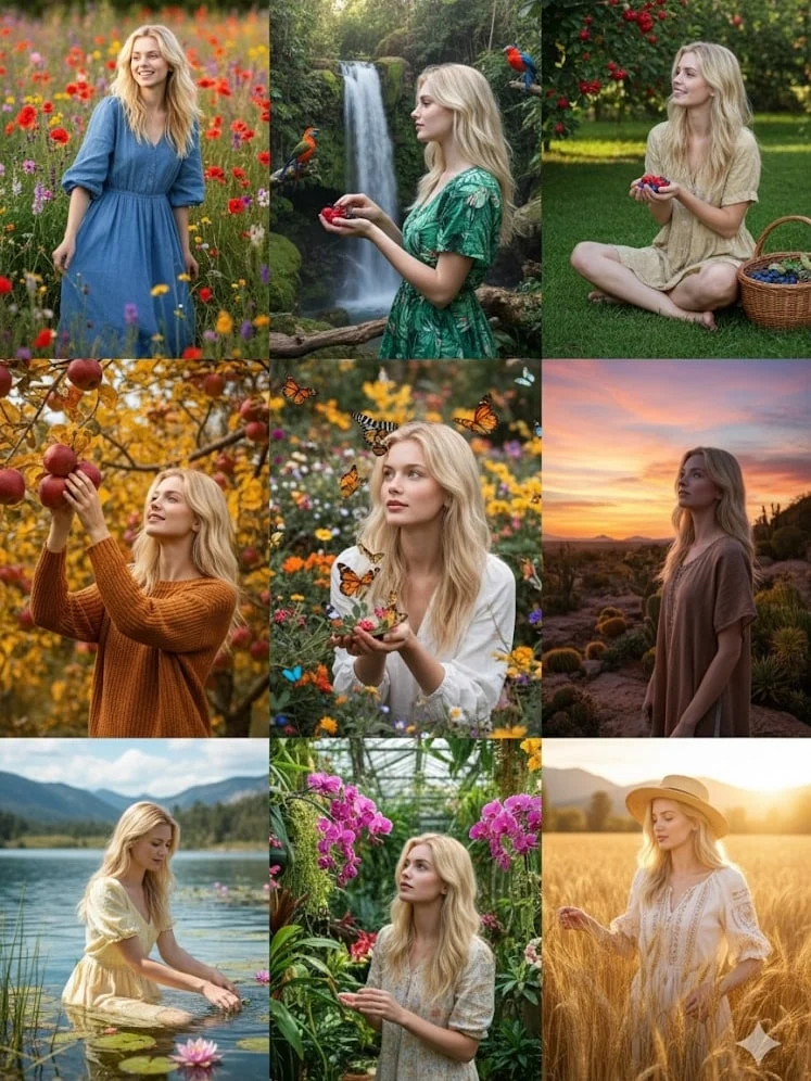 Generated Photo Grid