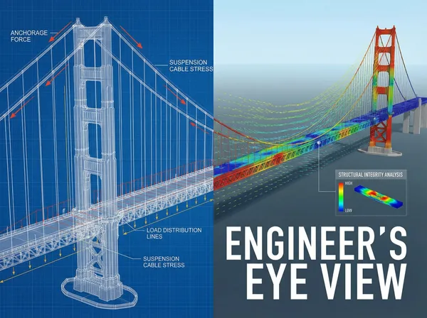 How engineers see the San Francisco Bridge