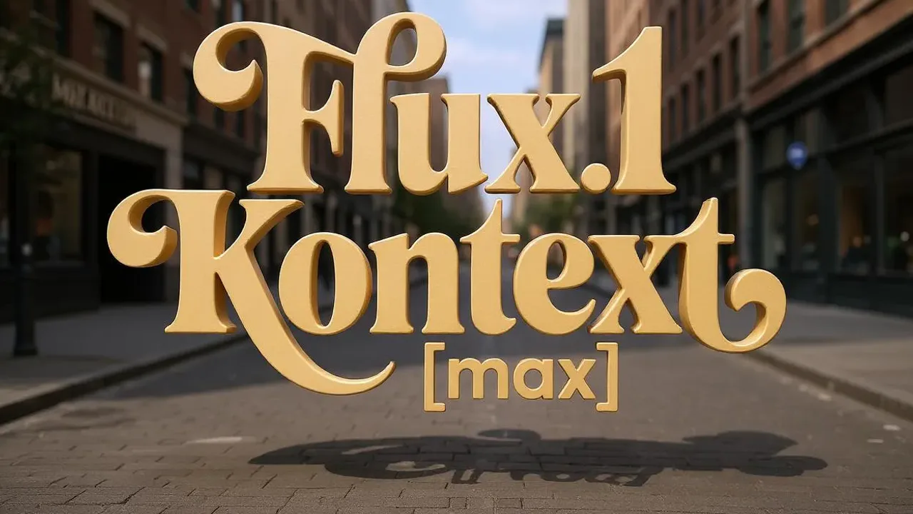 FLUX.1 Kontext Max cover