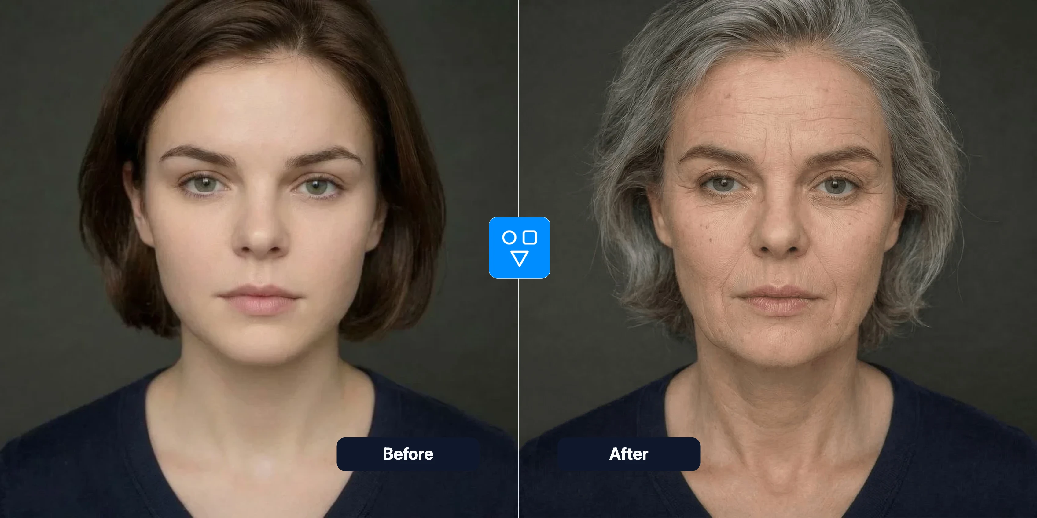 Age progression portrait example