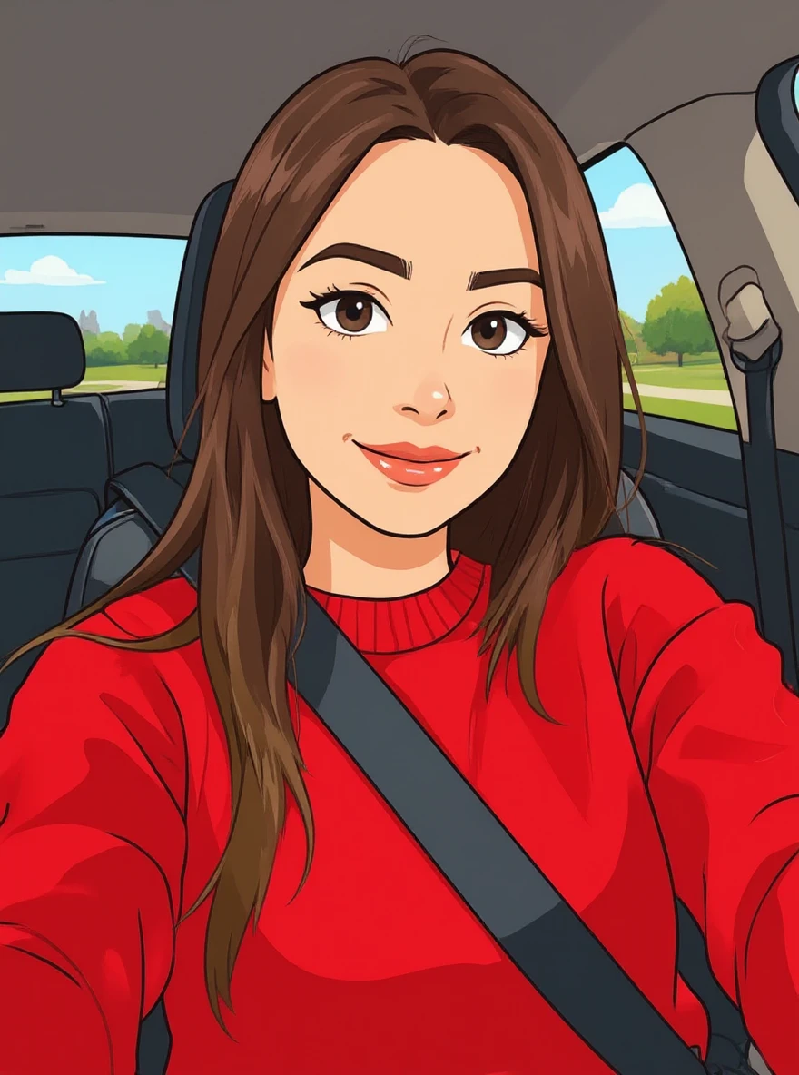 Photo to cartoon format example