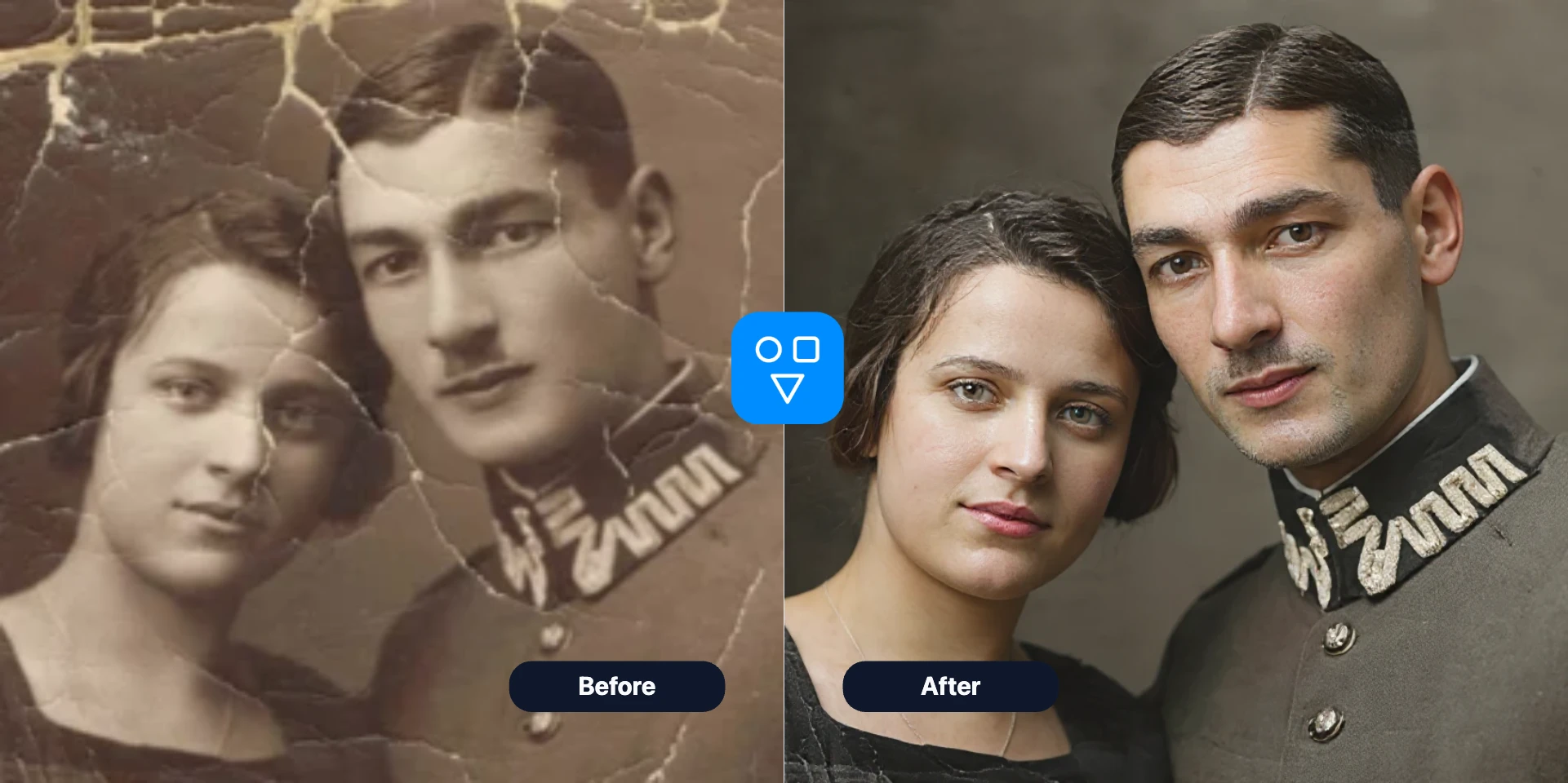 Restored image example